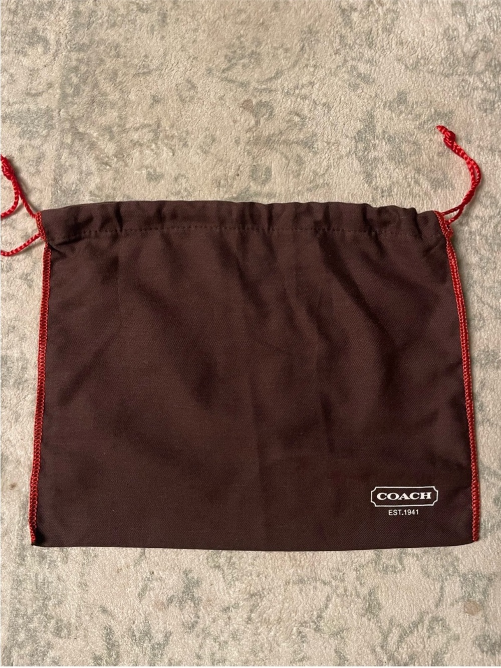 Coach dust bag